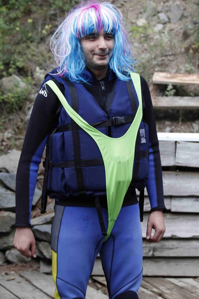 Disguise a stag do for a rafting trip near Barcelonnette