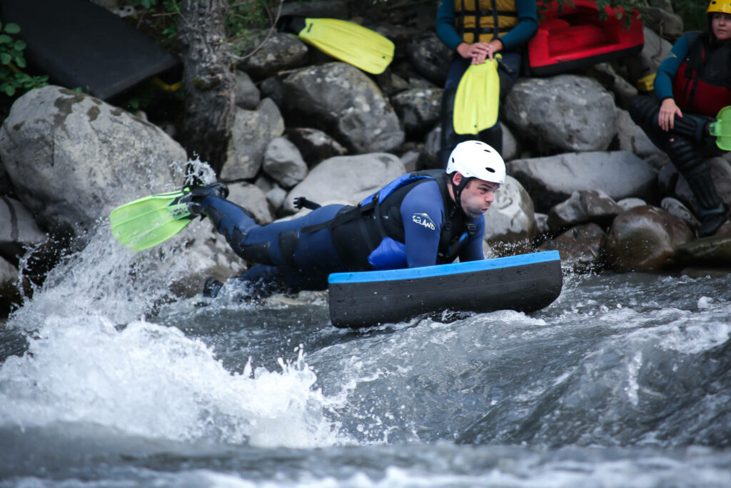 The technical and physical conditions for a good hydrospeed descent