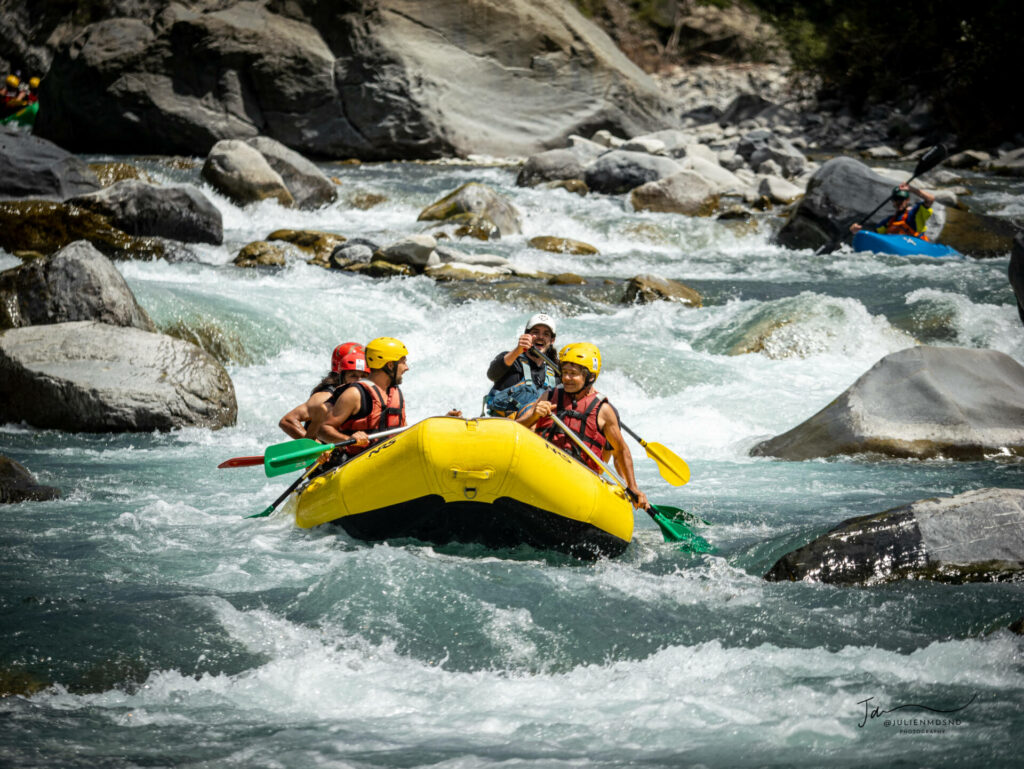 Rafting Ubaye, avontuur aan het einde van de peddel