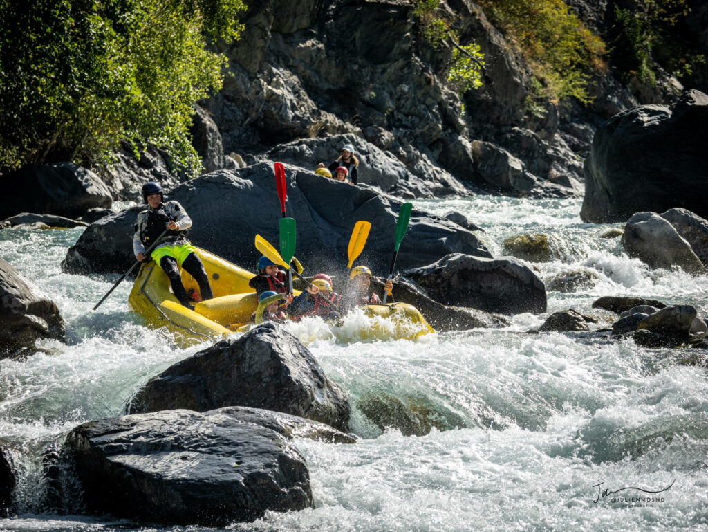 sport en eau vive sur l'Ubaye une rivière proche de Nice